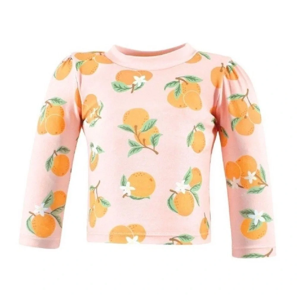 Hudson Baby Baby‑Girls 3-6 Month 2‑Piece Swim Rashguard Set with UPF 50+ NWT